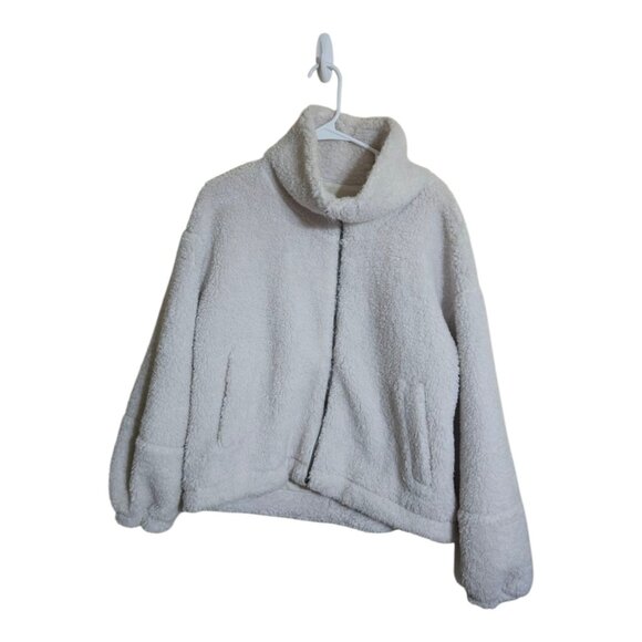 Lululemon Jackets & Blazers - Lululemon Jacket Women 8 Cinchable Fleece Zip-Up Plush Espresso Gorpcore LW3FBIS